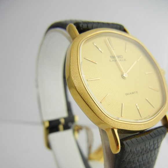 Seiko | Accessories | New Rare Vintage 4k Gold Seiko Lassale Watch |  Poshmark